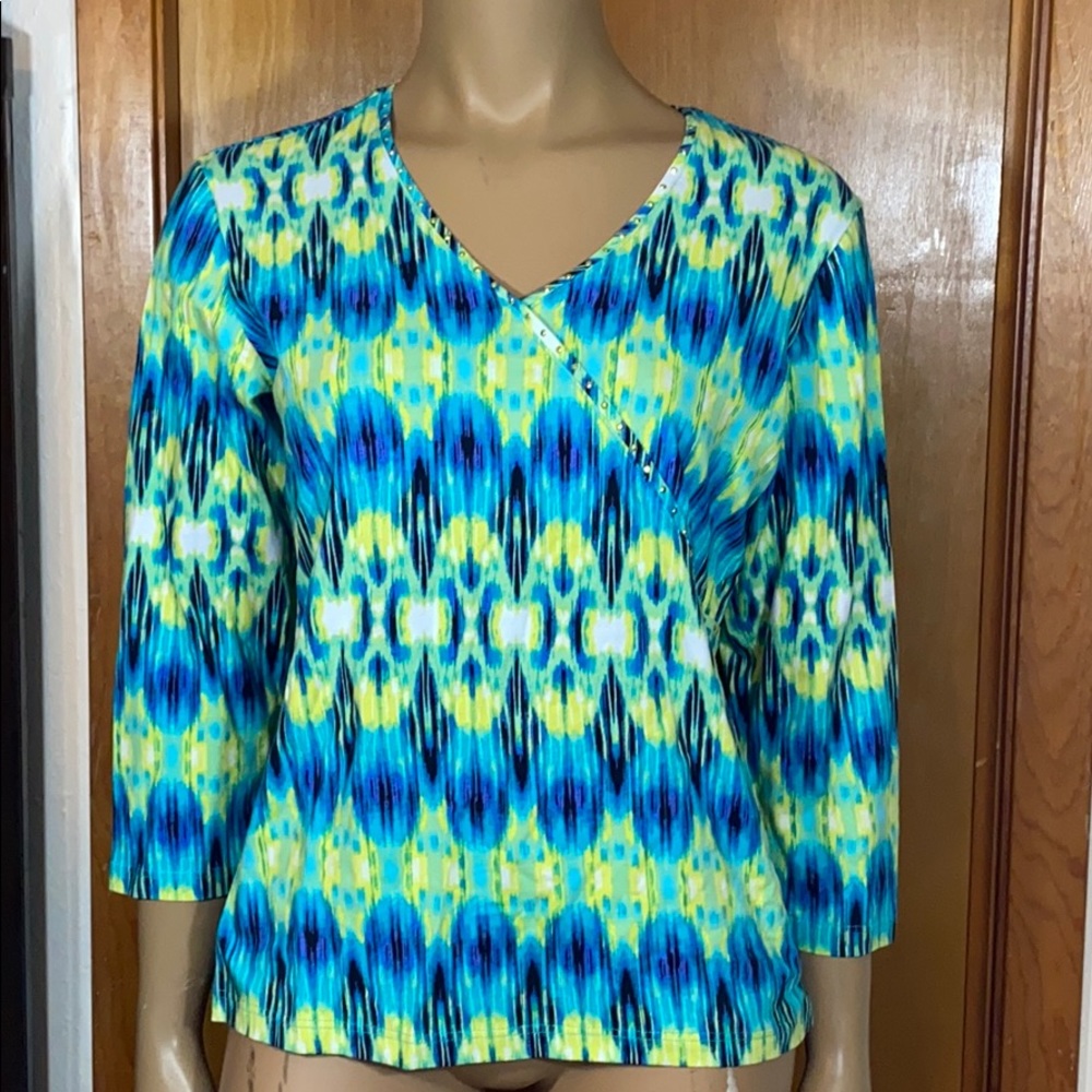 COLORFUL BLOUSE - Picture 2 of 5